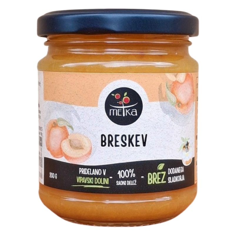 breskova marmelada brez sladkorja