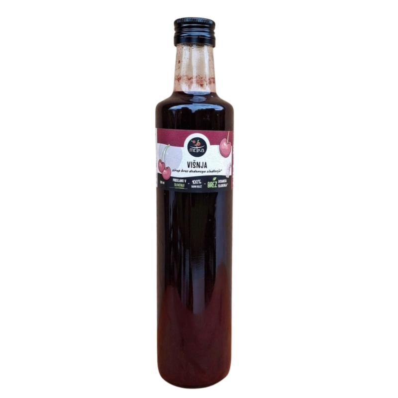 višnjev sirup brez sladkorja