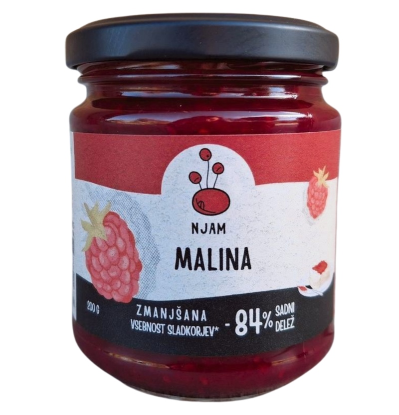 Domača malinova marmelada