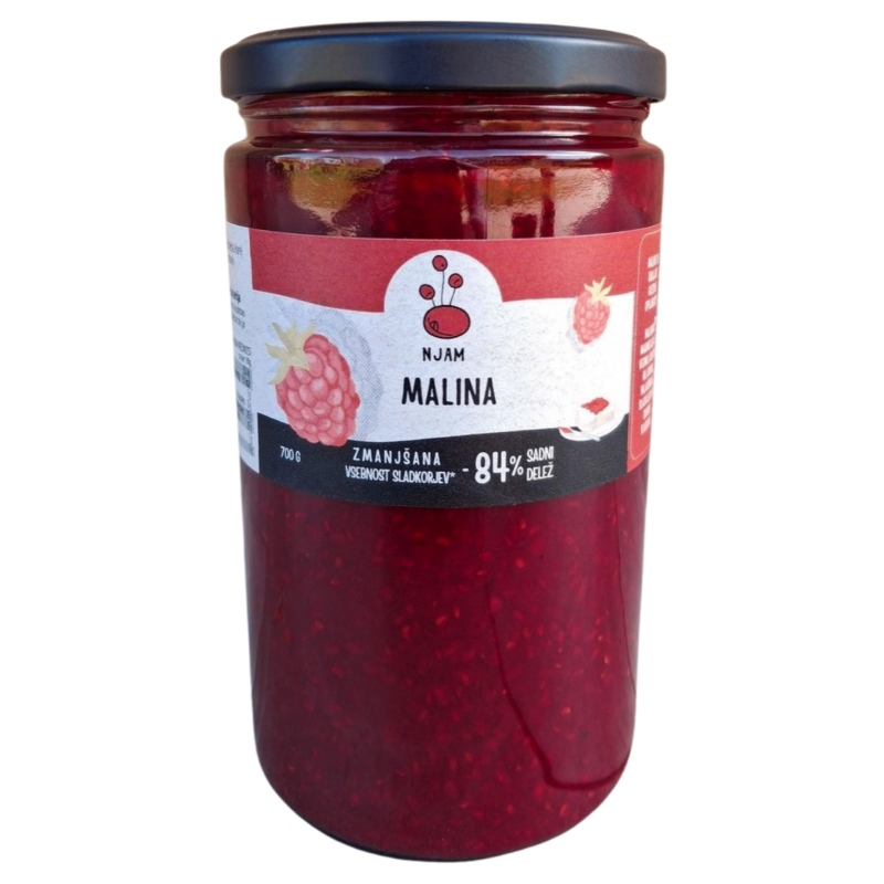 Domača malinova marmelada
