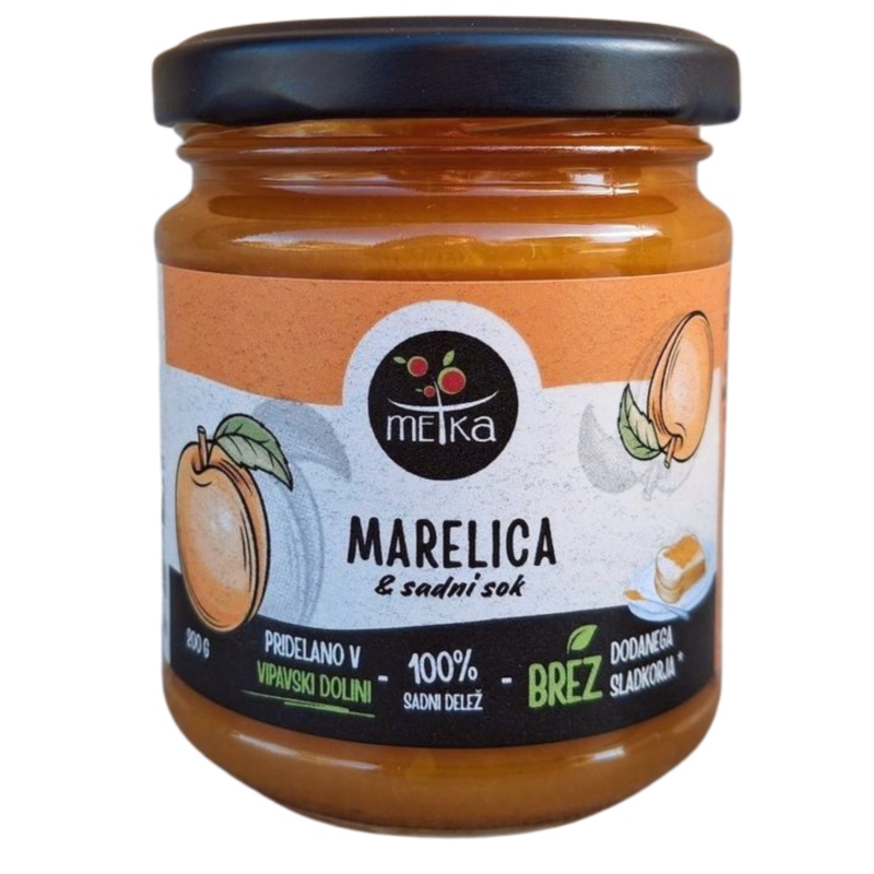 domača marelična marmelada brez sladkorja