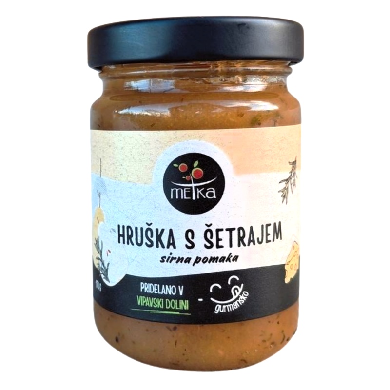 marmelada za sire hruška s šetrajem